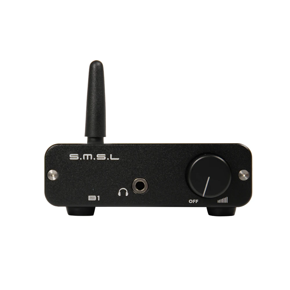 SMSL B1 HiFi Stereo Audio Bluetooth DAC Receiver NFC Optical Coaxial Digital Decoder 24 Hours Playing Time Black | Электроника