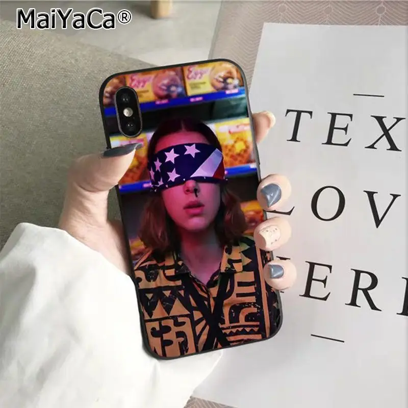 MaiYaCa ТВ Финн вольфхард странные вещи Модный чехол для телефона Apple iphone 11 pro 8 7 66S Plus X 5s SE XS XR XS MAX fundas