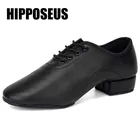 Туфли мужские, для латиноамериканских Танго, танго, сальса, современные, кожаные, для бальных танцев, с мягкой подошвой, для взрослых, для мальчиков, черные, белые