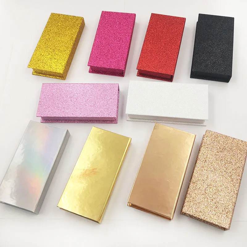 Роскошная Подарочная коробка для норковых ресниц синтетических 26 мм накладных