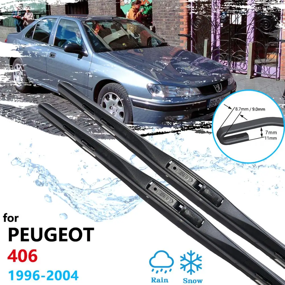 

Car Wiper Blade for Peugeot 406 Sedan Wagon Estate 1996~2004 Front Windscreen Car Accessories 1997 1998 1999 2000 2001 2002 2003