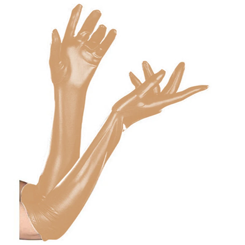 Разноцветные пикантные длинные перчатки с пятью пальцами экзотические унисекс