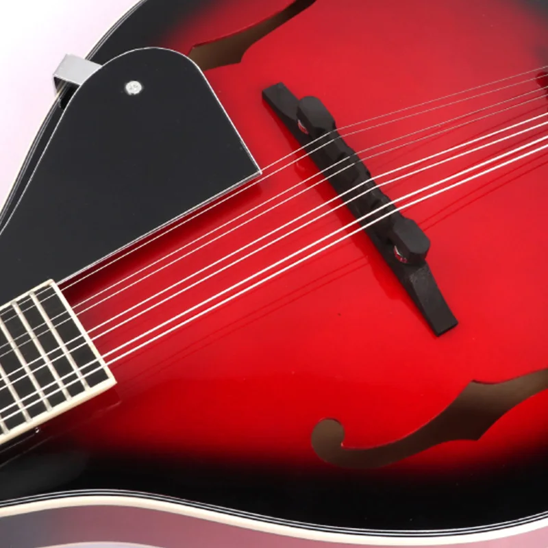 Dropship-8-String липа Sunburst мандолин музыкальный инструмент с палисандр стальной струны