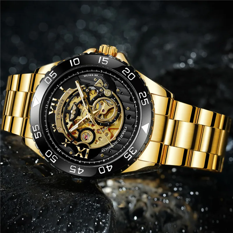 Победитель автоматические механические мужские наручные часы военные армейские