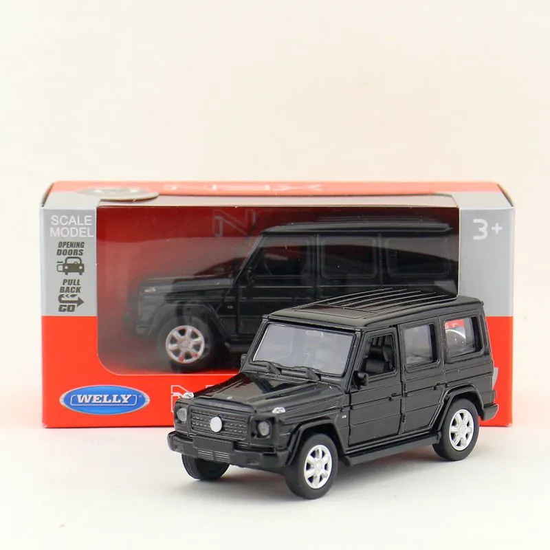 

WELLY Toy Diecast Vehicle Model 1:36 Scale G-Class AMG SUV Pull Back Sport Car Educational Collection Gift For Children