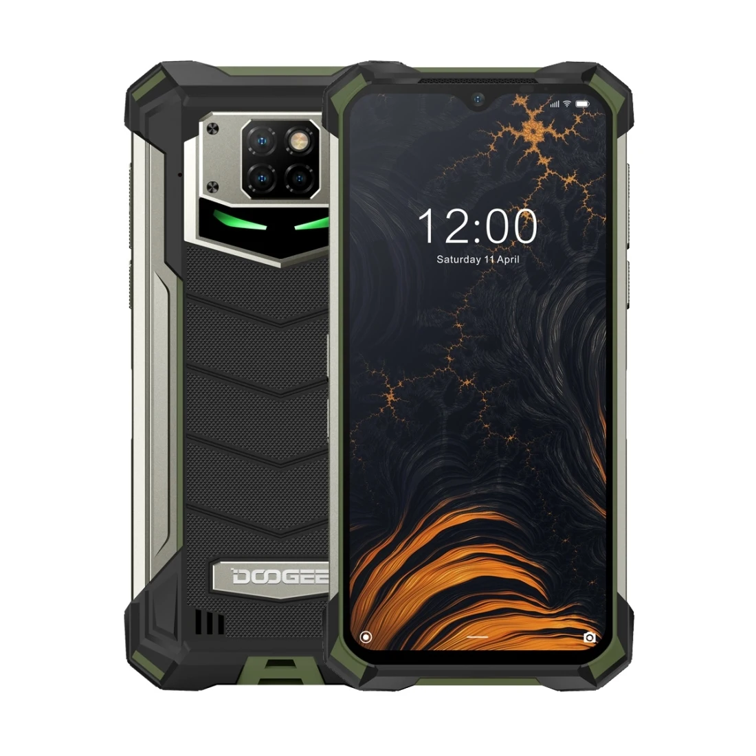 DOOGEE S88 Plus 128GB ROM 8GB RAM IP68/IP69K Rugged Phone Android 10 Helio P70 Octa-Core 6.3" Display 48MP Cams Wireless Charge