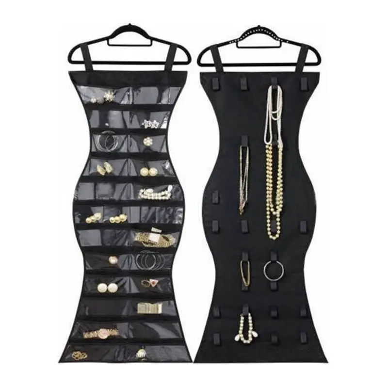 Органайзер для ювелирных изделий 24 кармана и 16 петель | Украшения аксессуары
