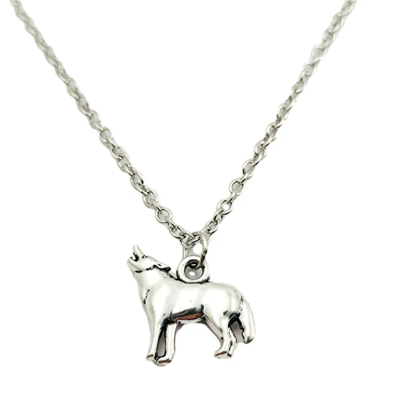 

Animal Wolf Cute Simple Charm Creative Chain Necklace Women Pendants Fashion Jewelry Accessory ,Friend Gifts