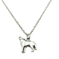 animal wolf cute simple charm creative chain necklace women pendants fashion jewelry accessory friend gifts