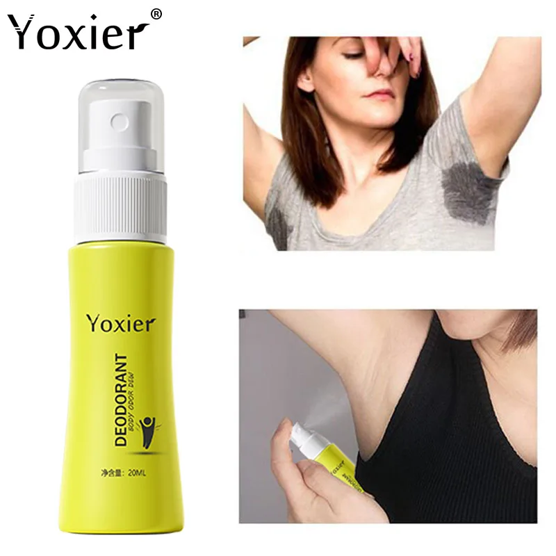 Yoxier-desodorante en espray Unisex, espray para eliminar el olor corporal, el sudor, las axilas, Perfume corporal refrescante