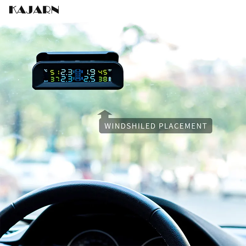 KAJARN TPMS Автомобильная сигнализация система солнечного контроля давления в шинах