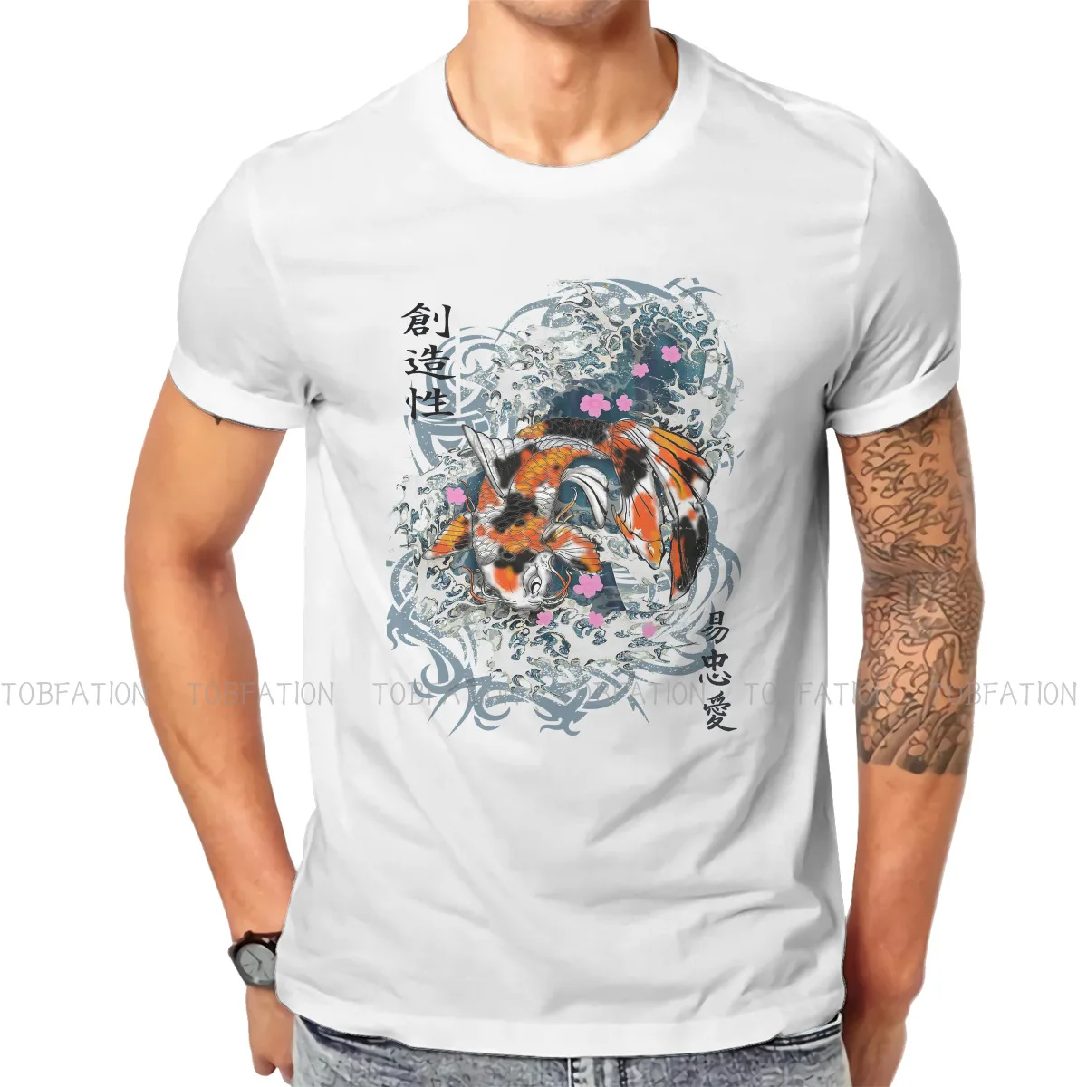 

Футболка мужская с креативным принтом, 100% хлопок, 6XL