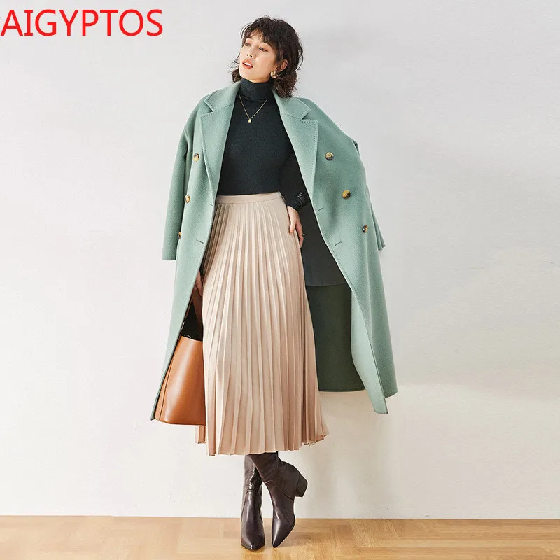 AIGYPTOS 2020 Новое свободное тонкое и длинное повседневное стильное двухстороннее
