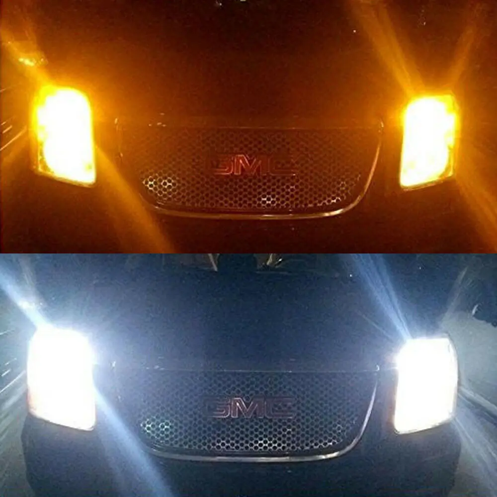1PCS Car Signal LED Lighting Bulb 1156 Ba15s 5630 20SMD 12V Dual-Color White+Amber Turn lights Brake Light Reverse | Автомобили и