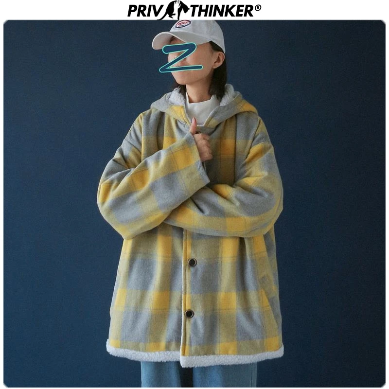 Privathinker Женская овечья шерсть винтажная 2020 зимняя толстая теплая парка пальто