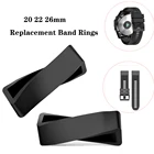 Кольца силиконовые для Garmin Fenix 5s, 5 plus, мягкие, 20 мм, 22 мм