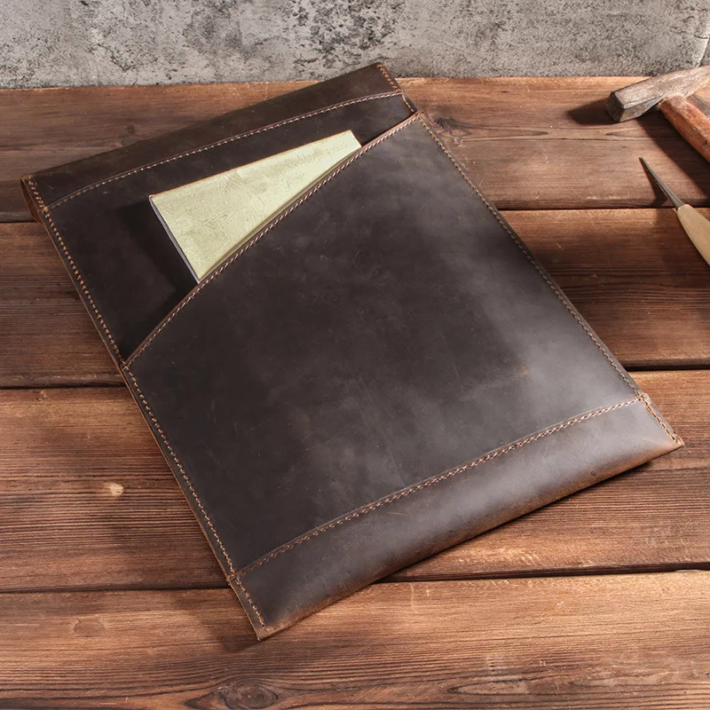 Роскошный Ретро чехол из коровьей кожи для ipad pro 12 9 inchTablet Sleeve Pouch Notebook Case Bag |