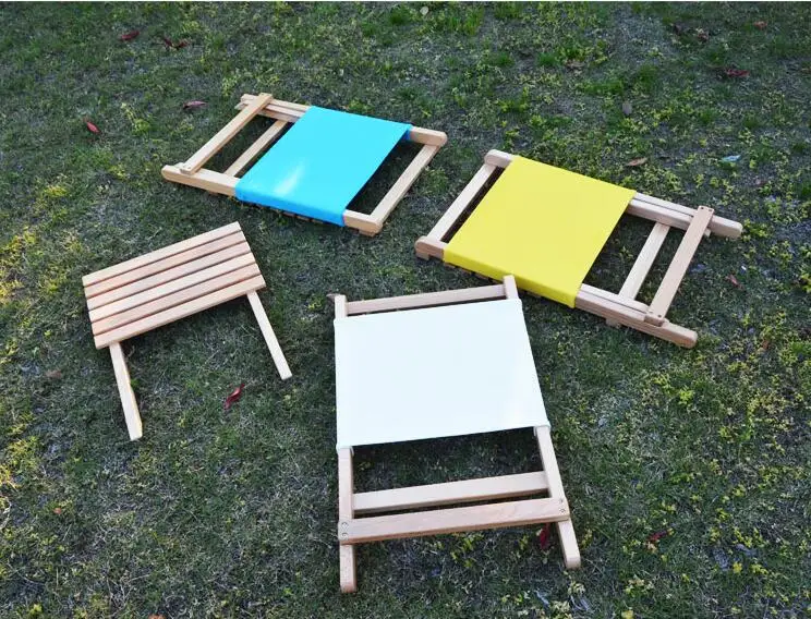 Портативный складной деревянный стул шезлонг для пляжа мебель кемпинга и
