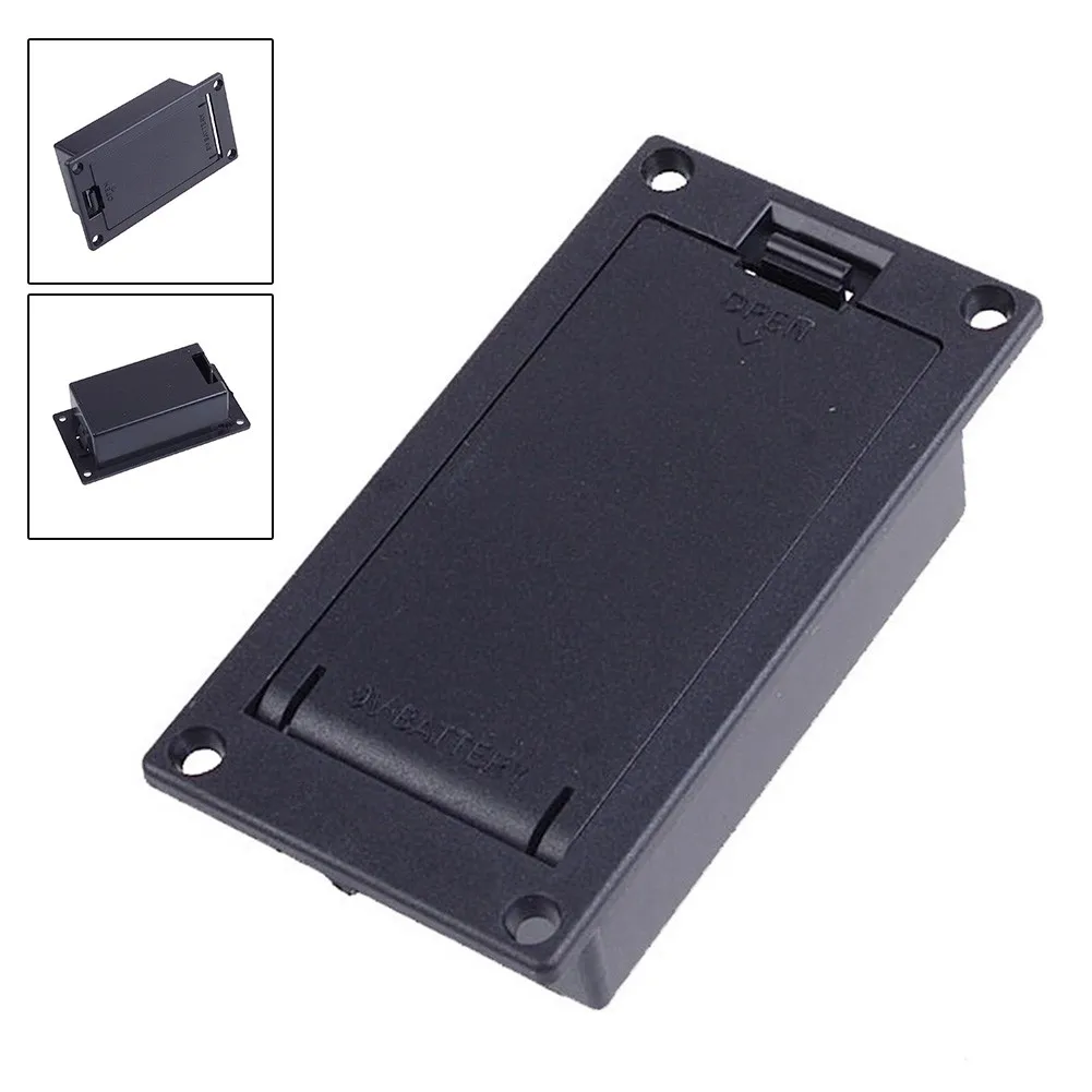 

9V Active Pickup Battery Box Guitar Battery Box For Acoustic Guitar/bass Pickup Instrument Replacement Guitar Part & Accessories
