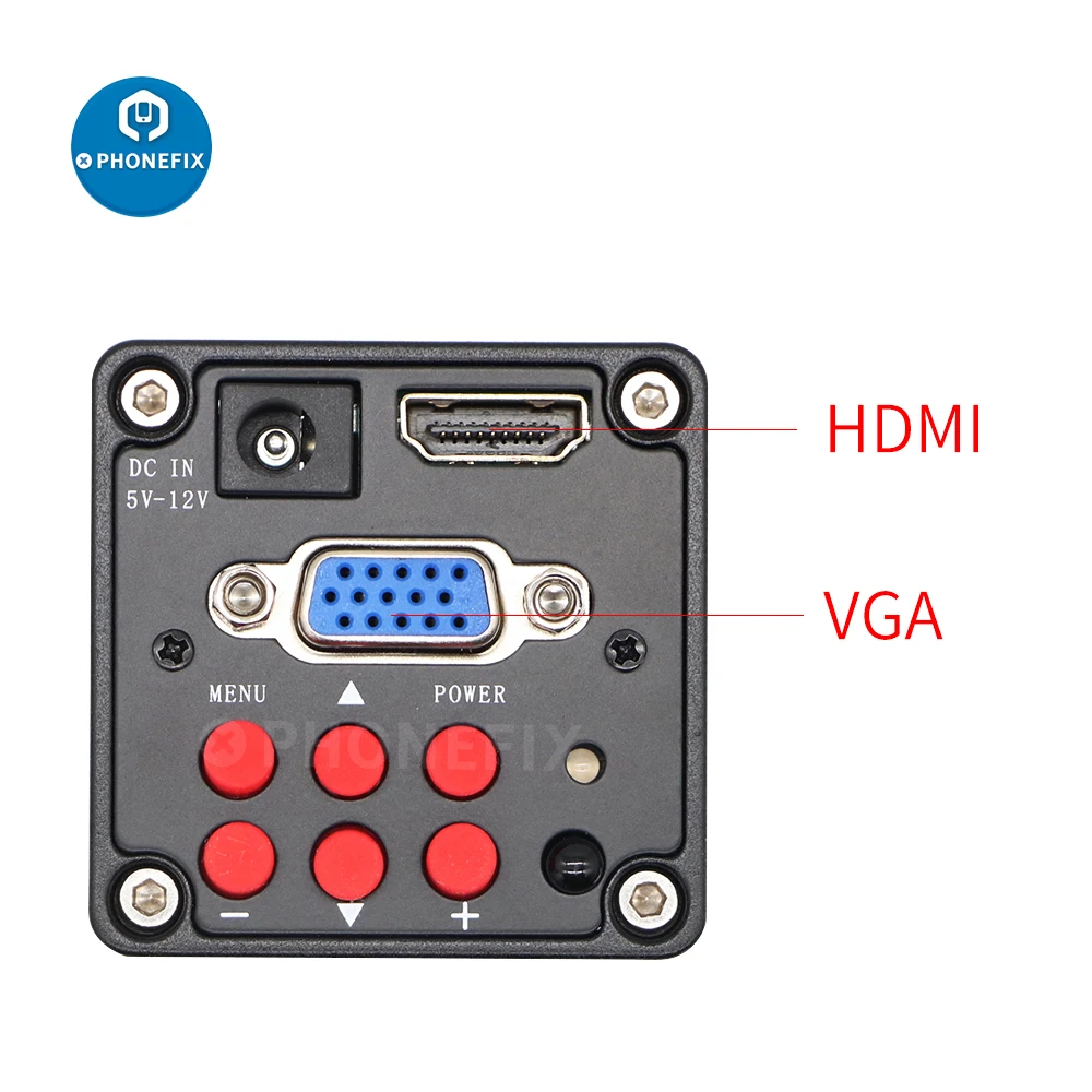 Промышленный видеомикроскоп 1080P 13 МП HDMI VGA микроскоп с креплением | Инструменты