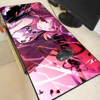 mrgbest large no game no life zero anime mouse pad computer mousepad anti slip natural rubber with locking edge gamer mouse mat