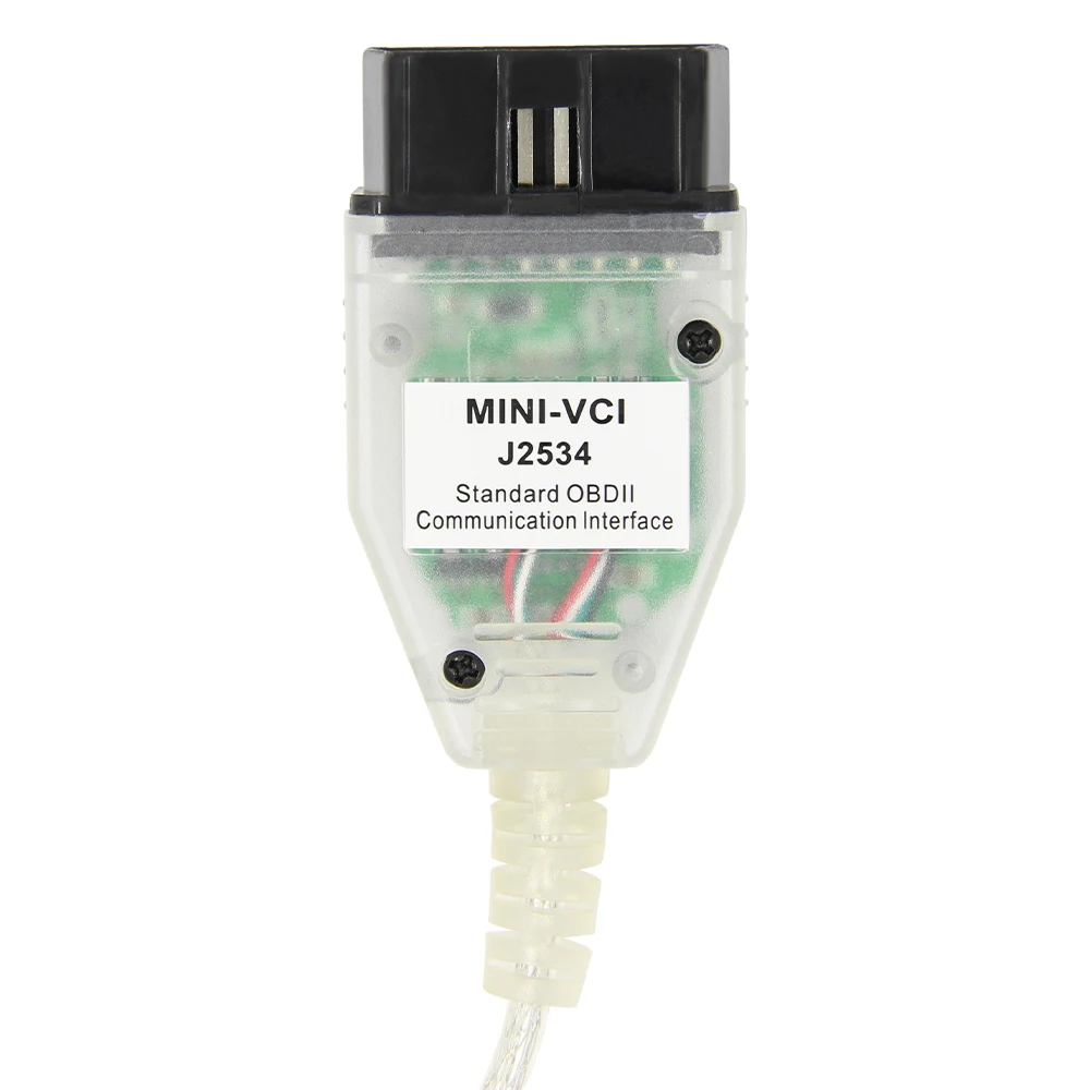Диагностический кабель MINI VCI V16.00.017 FTDI FT232RQ SAE J2534 для Toyota MINIVCI TIS Techstream OBD2 интерфейс