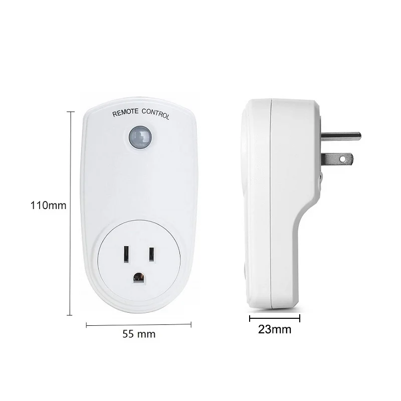 Универсальный 433 мгц радиочастотный пульт дистанционного управления 220 В розетка