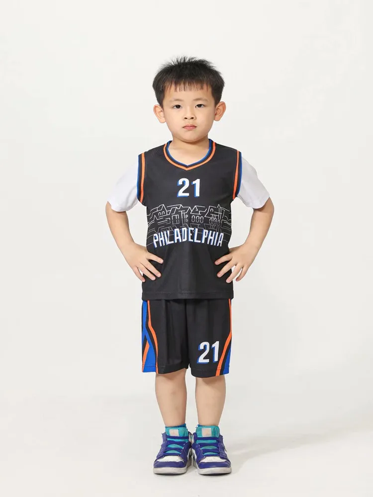 

Kids Basketball Clothes Sets Fake Two-Piece Children All Stars Basketball Jersey and Shorts Boys Girls Basketball Tshirt Utah