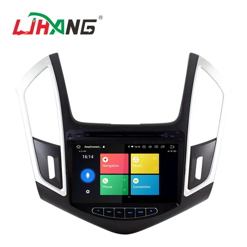 Автомобильный мультимедийный DVD-плеер LJHANG 8 дюймов Android 10 для CHEVROLET CRUZE 2013 2014 2015 2 Din