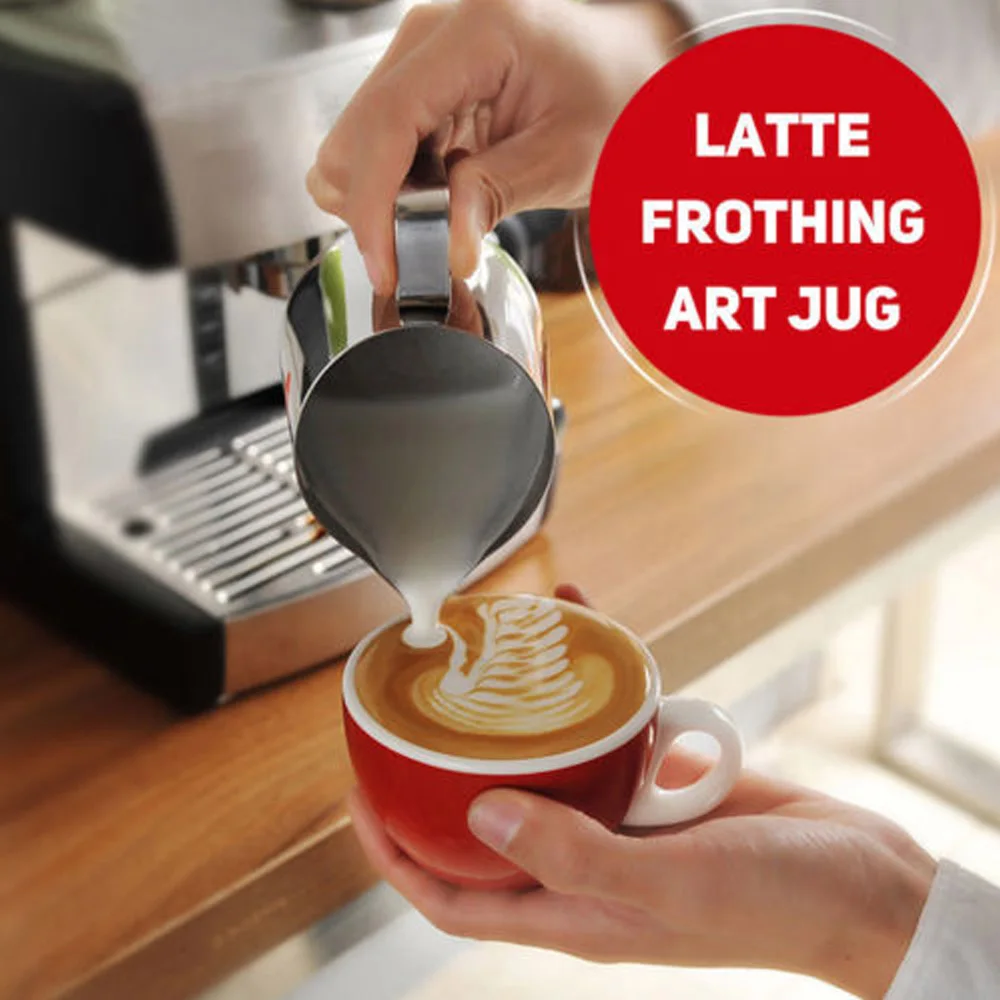 

Stainless Steel Milk Kitchen Craft Coffee Latte Frothing Art Jug Pitcher Mug Cup