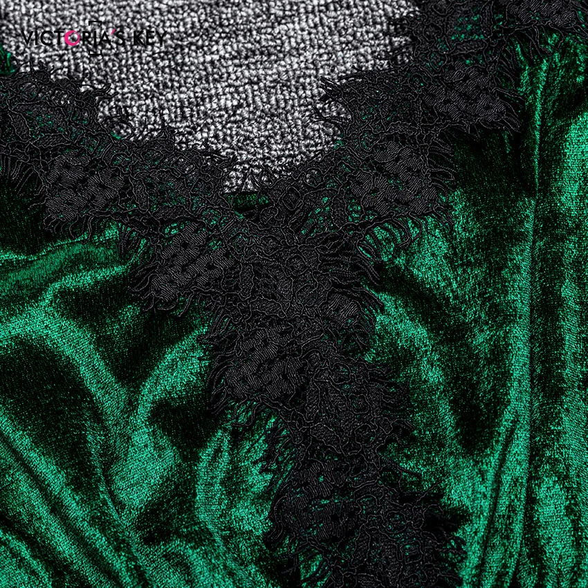 Suphis/зеленые бархатные топы кружевные шорты женские привлекательные пижамные