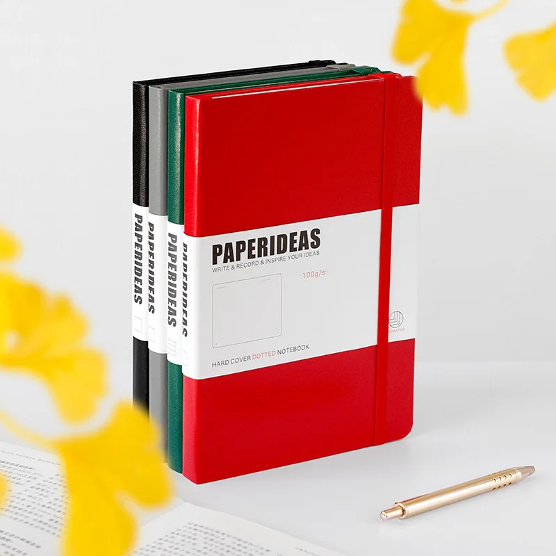 Блокнот А5 в горошек для записей блокноты с черной обложкой офисные и школьные