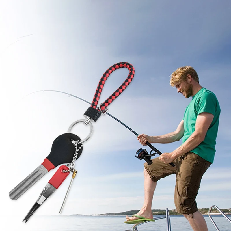 

Multifunctional Fishing Quick Knot Tying Tool Fly Fishing Line Scissors Cutter Clipper Nippers Fast Tie Retractor Tackle 2021