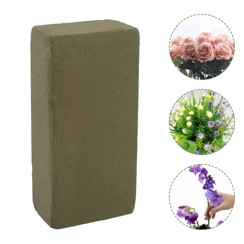 22 5*11*7 см сухая пена кирпич сад вручную цветочный зеленый дом Ремесло Цветочный
