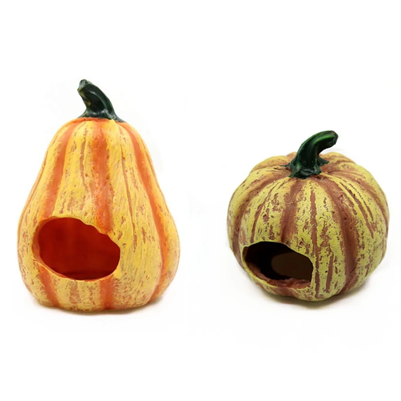 Полимерная тыква украшение для аквариума искусственное искусственная