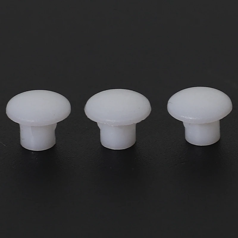 Пластиковая круглая крышка с закручивающейся крышкой белая 50 шт. для отверстия