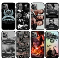 supernatural tv show silicone cover for apple iphone 12 mini 11 pro xs max xr x 8 7 6s 6 plus 5s se phone case