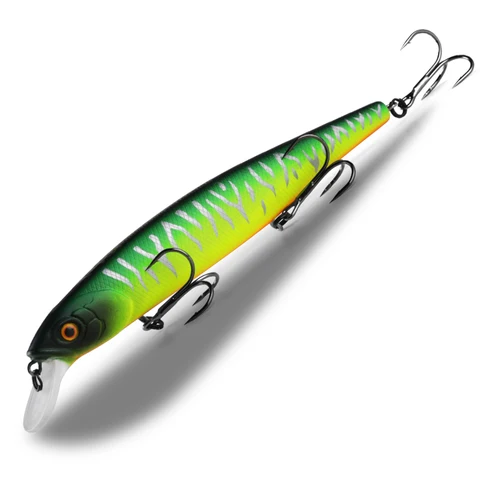 Bearking 128mm 23g New hot model professional quality fishing lures hard bait dive 1.5m quality wobblers minnow