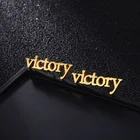 Женские серьги-гвоздики из нержавеющей стали с именем на заказ