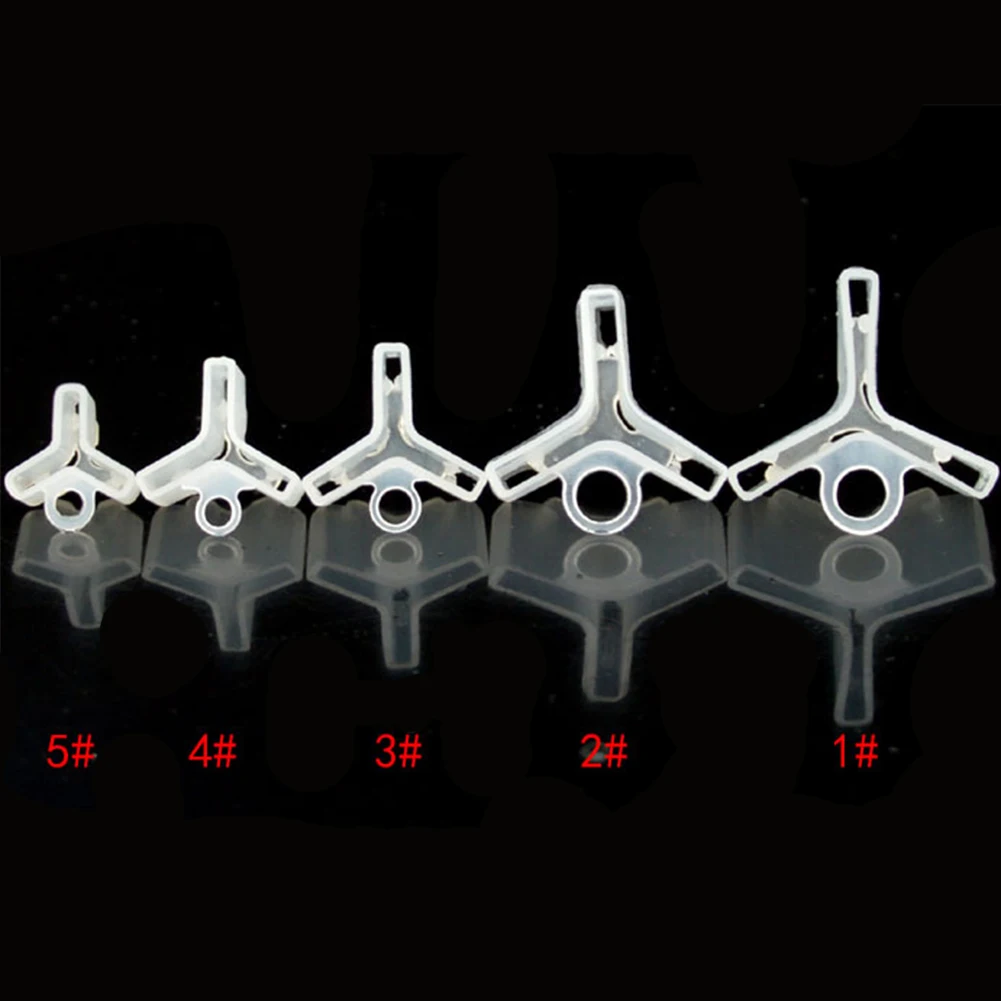 50 шт. легкие рыболовные аксессуары тройные рукава с прорезями прочные защитные