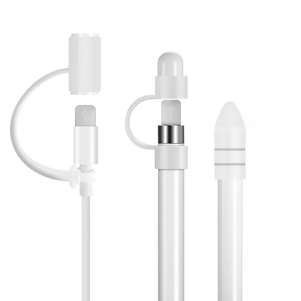 Силиконовый чехол для Apple Pencil 3 в 1 с защитой от потери | Компьютеры и офис