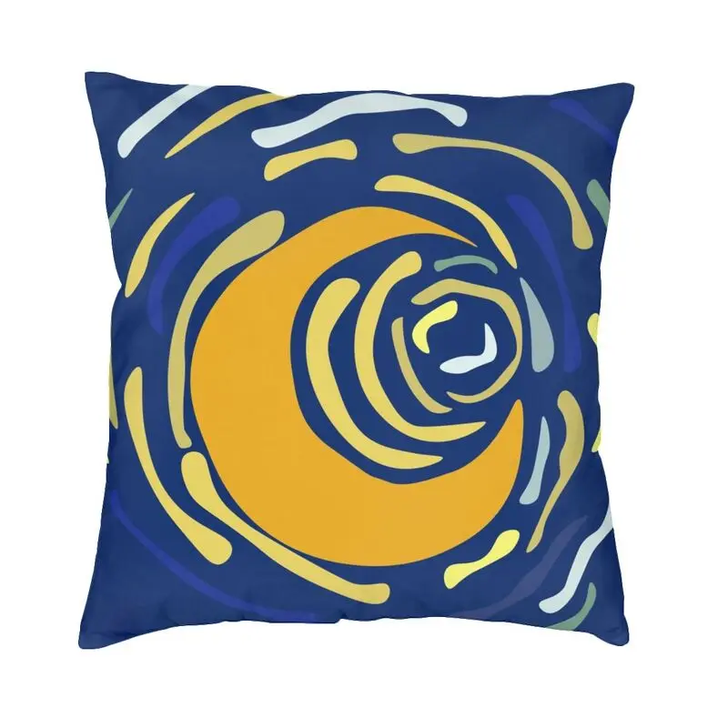 

Starry Night Cushion Cover Sofa Living Room Vincent Van Gogh Square Pillow Case 45x45cm Home Decor Decoration