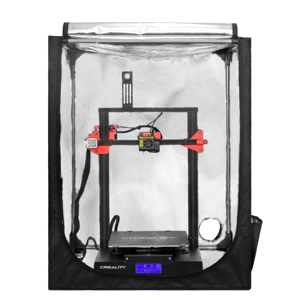 creality 3d printer parts enclosure large size 75090075mm aluminum foil with frame retardant safequick easy installation free global shipping