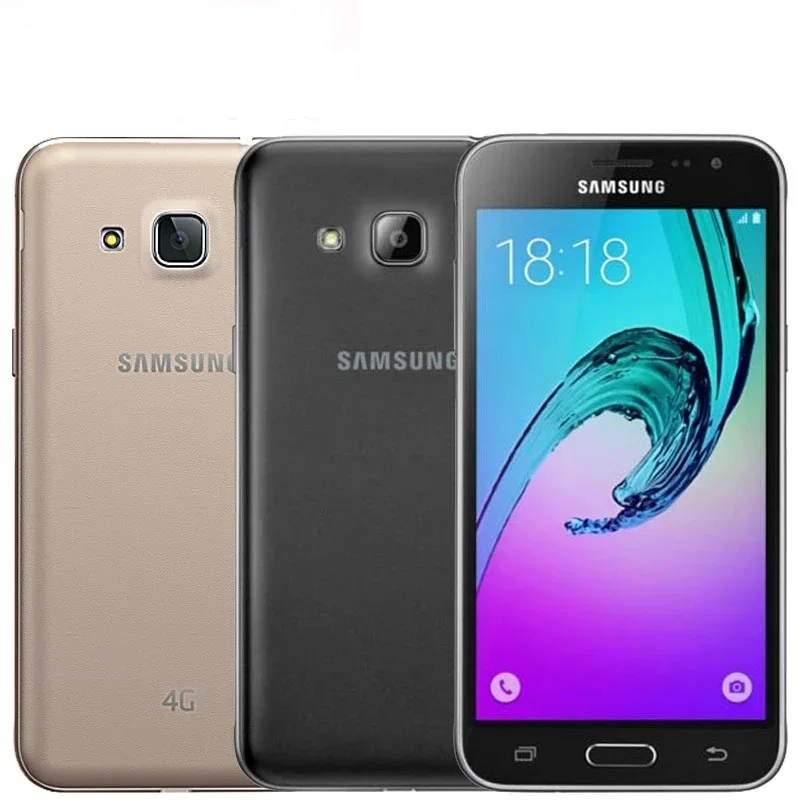 J320 разблокированный Samsung Galaxy J3 (2016) 8 Гб LTE android оригинальный 4G LET GPS смартфон Мп Wi Fi