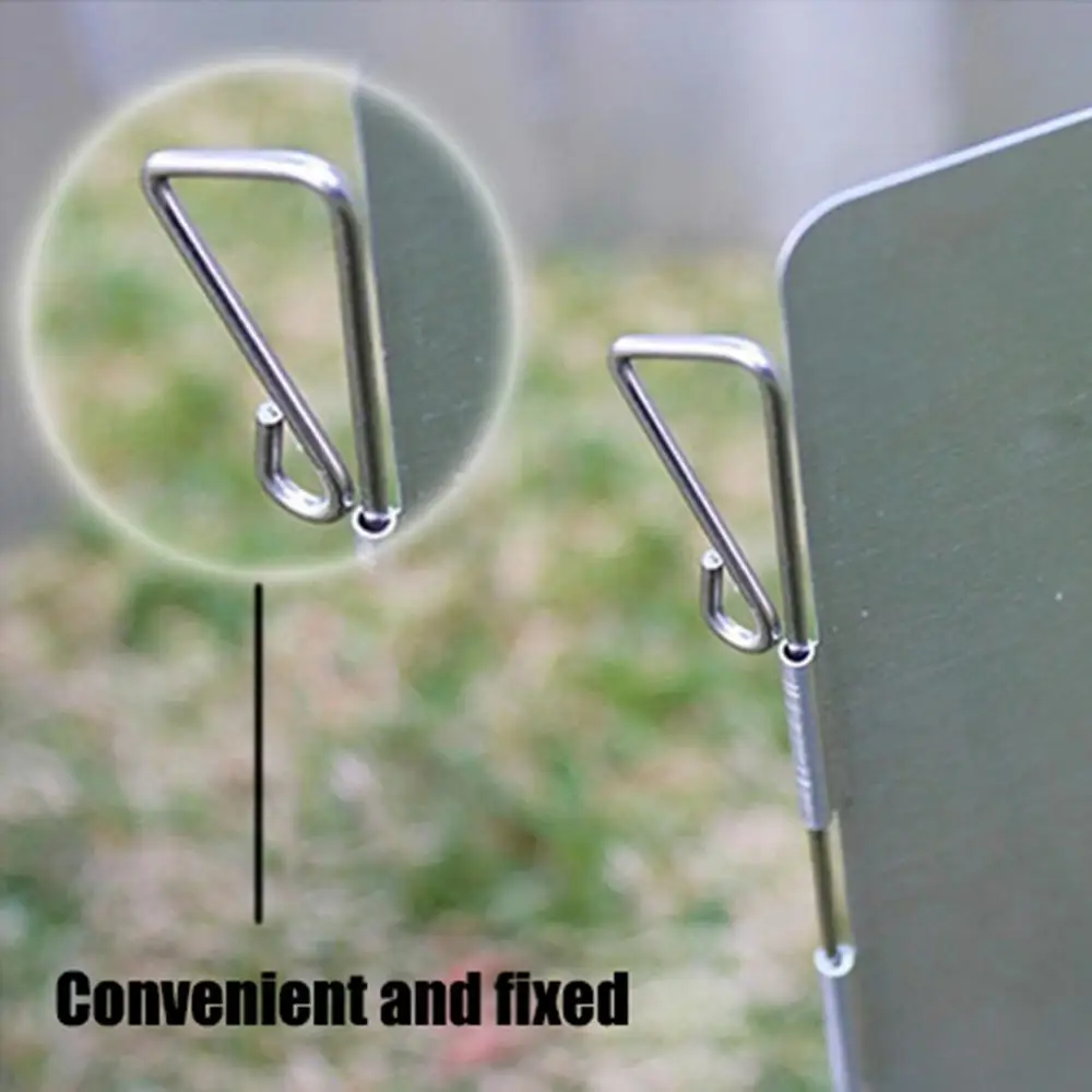 10 пластины складной кемпинг Плита газовая плита ветрового стекла Экран на