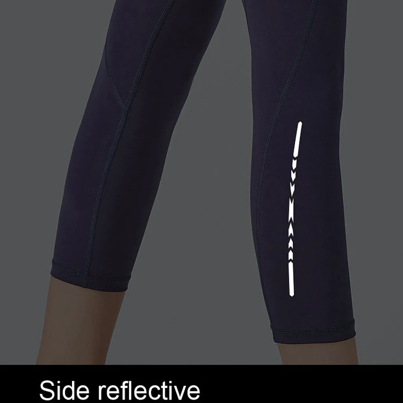 Леггинсы для йоги с карманом блестящие штаны фитнеса высокой талией женские