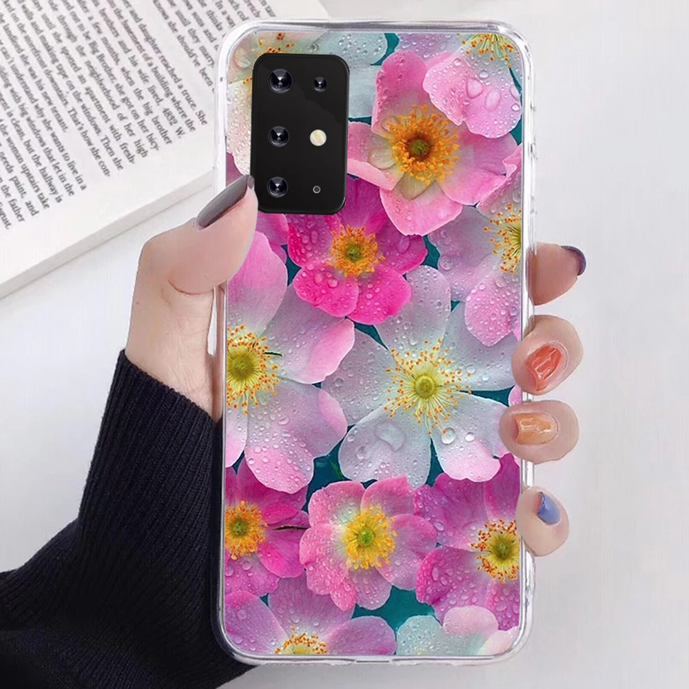 PUNQZY чехол для телефона с милым пейзажем животным цветочным котом кроликом