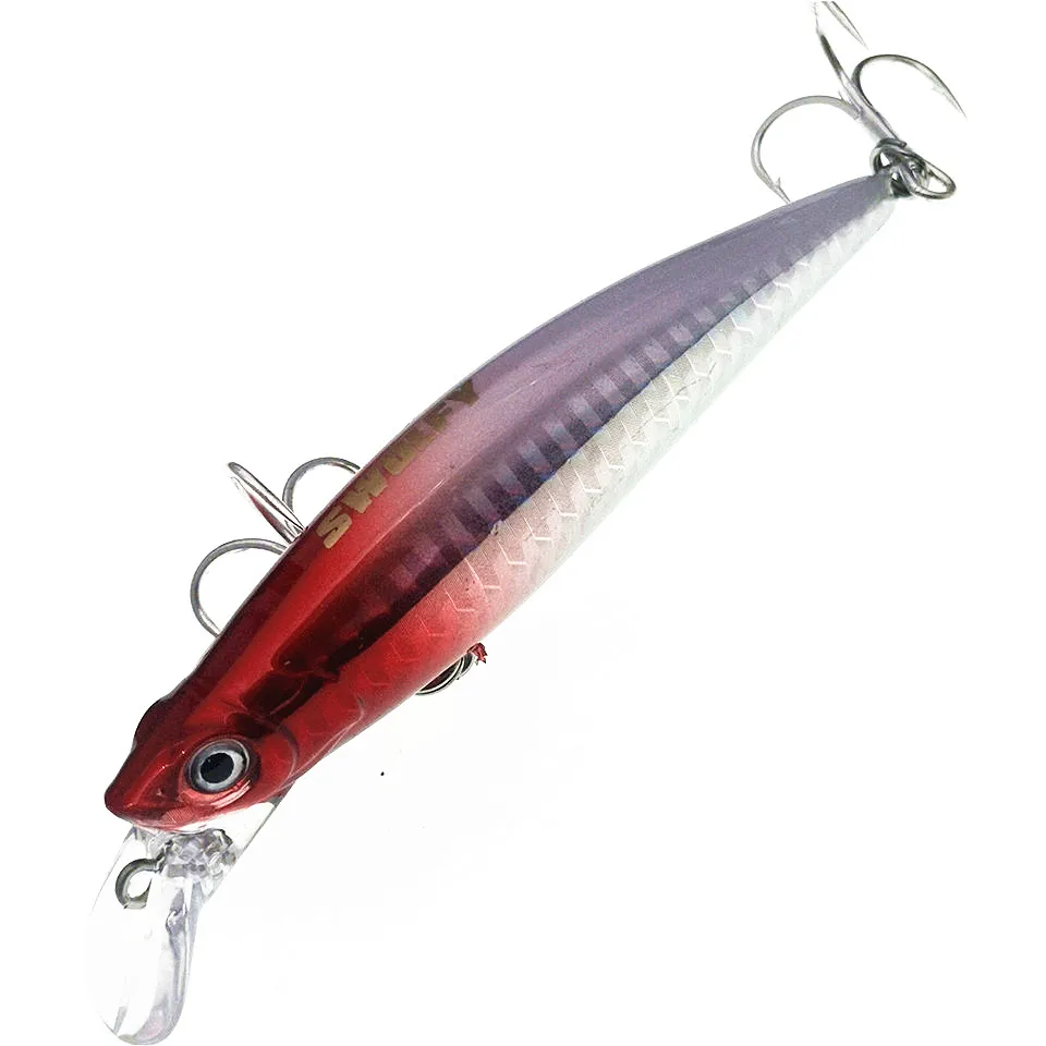 SWOLFY Minnow приманки 33 г/90 мм рыболовные из Китая Leurre Souple воблеры Peche Mer мушек кормушка