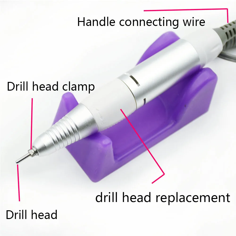 

35000RPM Professional Rechargeable Portable Electric Nail Drill Manicure Machine Acrylic Nail Machine Nail Pedicure File
