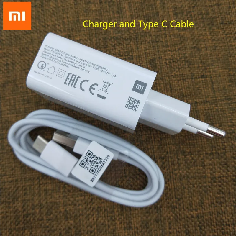 Оригинальное настенное зарядное устройство Xiaomi Redmi K30 k20 Note 8 7 pro 8A USB адаптер